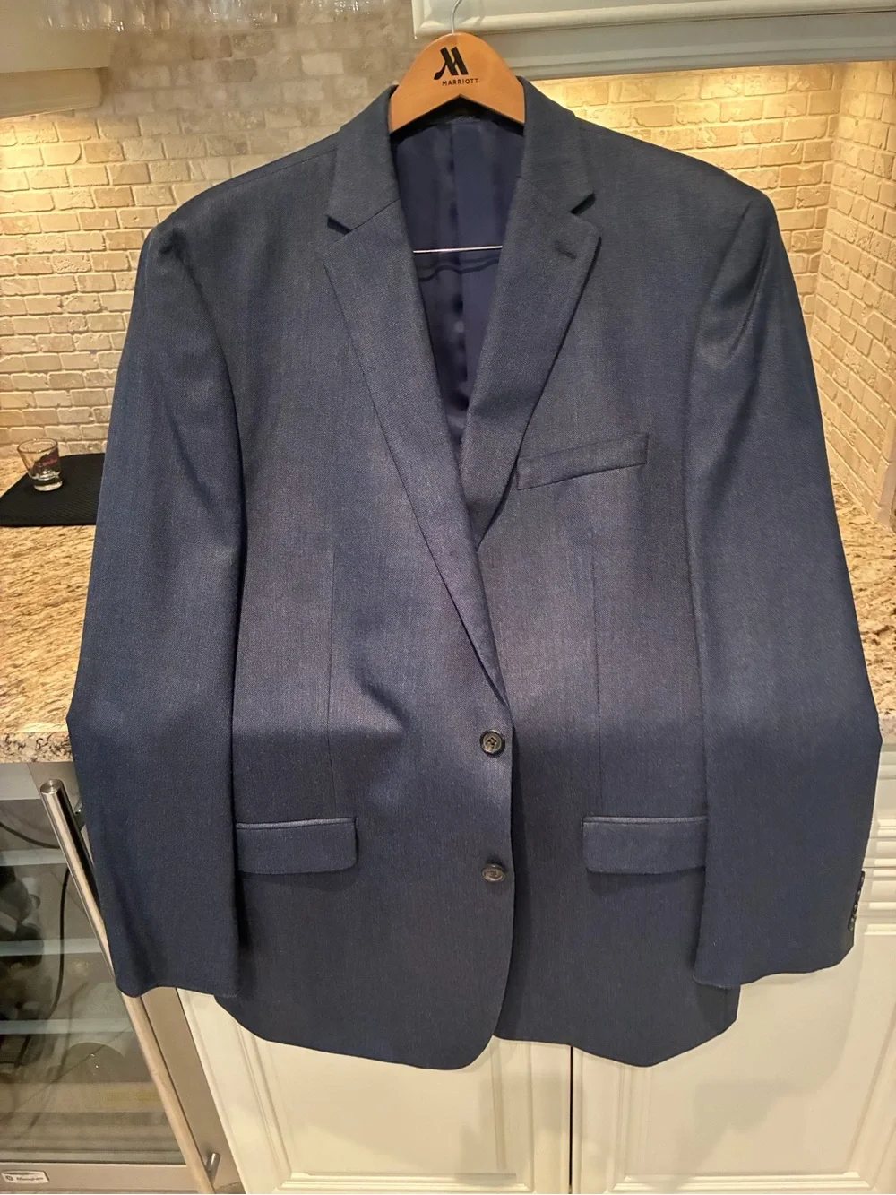 Lauren Ralph Lauren Men's Dark Navy Two-Button Sport Coat